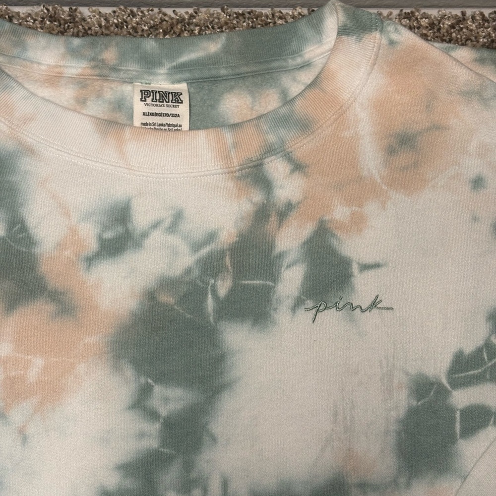 PINK Victoria's Secret Pastel Tie-Dye Top - Picture 4 of 11